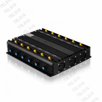 Quality Wireless Coverage Wifi Signal Jammer , Remote Control 2g 3g 4g Signal Blocker for sale