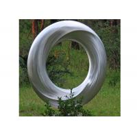 China Metal Garden Stainless Steel Ring Sculpture With Regular Size 150 Tall factory
