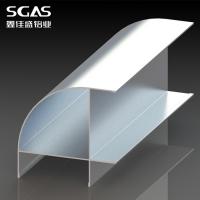 China Cleanroom Aluminum Extrusion Profile For Prefabricated Houses  Anodized T Aluminum Profile For Cleanroom factory