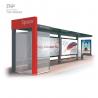 China Bus Kiosk Information Sign and Rest Shelter Bus shelter factory