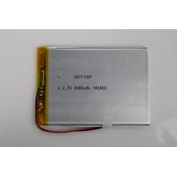 China Rechargeable Lithium Polymer Battery 3.7V 3000mAh High energy density for sale