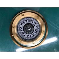 China Fishing Boat Brass Compass Size 4, 5, 6 Bronze Nautical Magnetic Compass With Wooden Box factory
