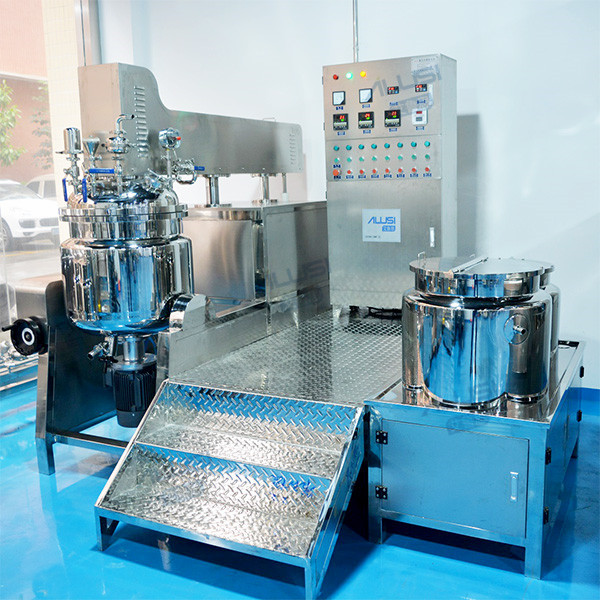 Quality 50L-3000L cosmetic mixer vacuum homogenizer emulsifier toothpaste making machine production line for sale