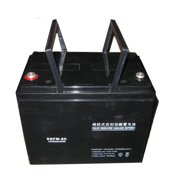 Quality Non Spillable 12V80AH Industrial Lead Acid Battery , VRLA Lead Acid Battery Anti Corrosion for sale