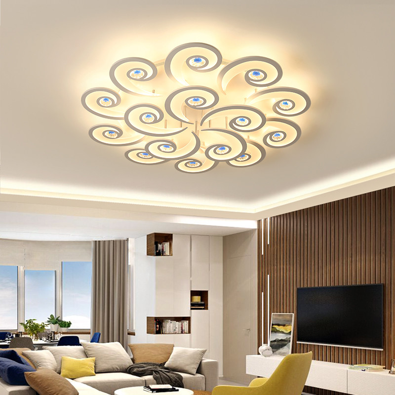 China Modern luxury ceiling lights with Remote Control For Study bedroom Lighting Fixtures (WH-MA-61） factory