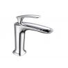 China Italian Basin Home Depot Bathtub Faucets Single Zinc Handle Brass Faucet Ceramic Cartridge factory