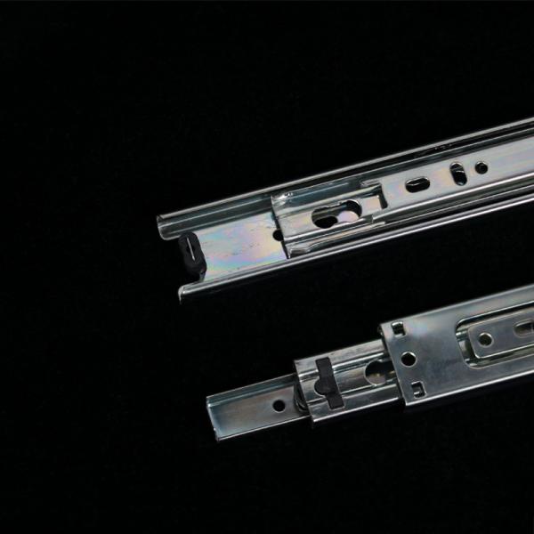 Quality 40mm Stainless Steel Plated Ball Bearing Drawer Slides for sale