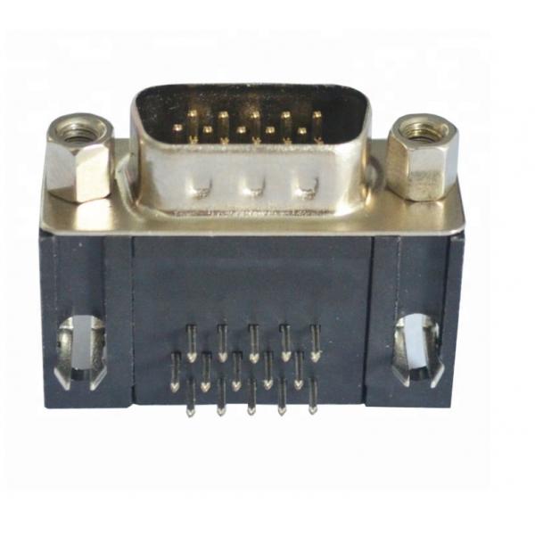 Quality Male Right Angle D Sub Connector HDR 15 Pin for RRU equipment and Electric tilt for sale