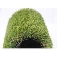 Quality Anti-Slip Indoor Home Artificial Grass Fake Turf Green / Olive Green Color for sale