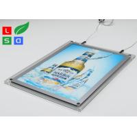 Quality 2mm Clear Acrylic LED Crystal Light Box HS Code 94056000 For Ceiling Hanging for sale