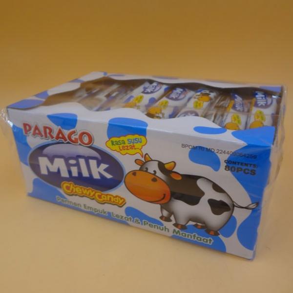 Quality Parago Chewy soft candy / Deep in milk & chocolate flavor gummy candy Good price for sale