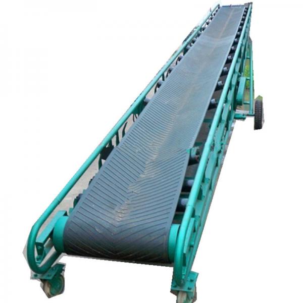 Quality Oil Resistant Mining Belt Conveyor Blue Small Lightweight Portable Conveyors for sale