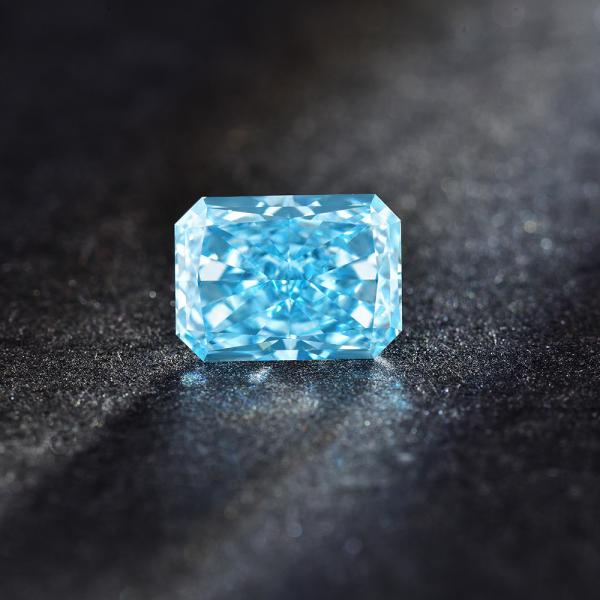 Quality 1-1.99Carat Radiant Loose Diamond Blue Lab Diamonds Jewelry Decorations for sale