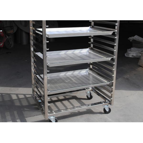 Quality Customized Food Grade Fda Stainless Steel Rack Trolley for sale