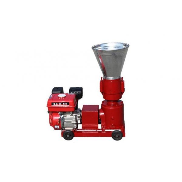 Quality Industrial Biomass Flat Die Pellet Machine , Small Pellet Mill For Family Use for sale