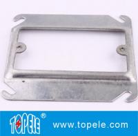 China TOPELE 72C13 4-11/16&quot; SQUARE STEEL OUTLET BOX COVER RAISED 1/2&quot; . 200-PACK factory