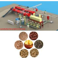 China Commercial Biomass Pellet Line 1- 5TPH Rice Straw Pellet Making Machine for sale
