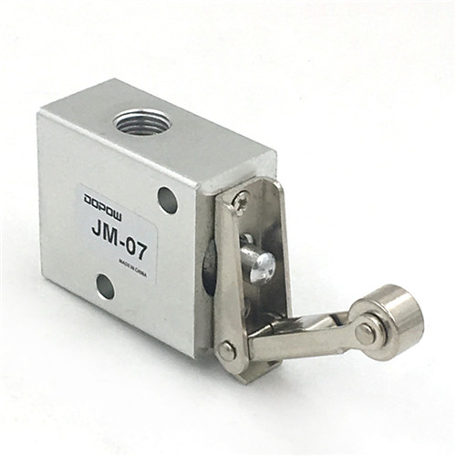 Quality White JM-07 Roller Pneumatic Air Valve Reduce Noise / Pollution for sale