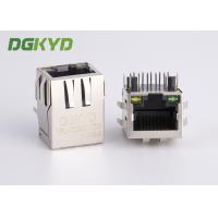 Quality Right Angle CAT6 RJ45 Modular Connector With Transformer For Monitor for sale
