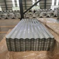 China DX51D PPGI Wavy Trapezoid Shape 16 Gauge PPGI Steel Sheet Corrugated Steel Roofing Sheet factory