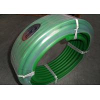 China Green color hardness 85A transmission belting and Polyurethane round belt poly cord factory