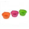 China Fancy Soft Silicone Pet Supplies Food Pet Cat Dog Bowl Feeder 175*130*73mm factory