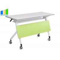 China Office Furniture Partitions Folding Desk Foldable Training Table Computer Foldable Training Table factory