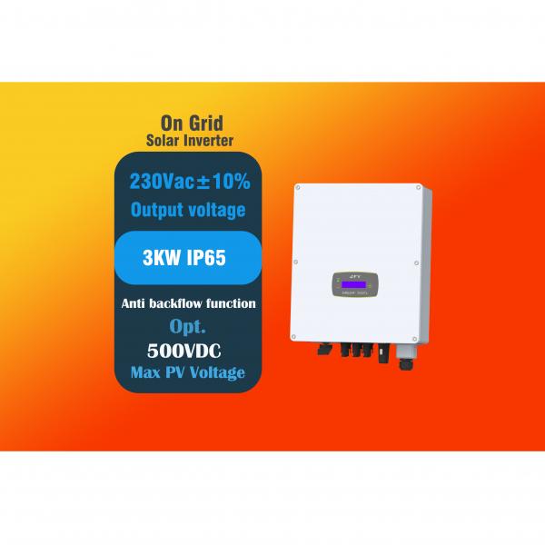 Quality Single Phase On Grid Solar Inverter 3KW 230Vac IP65 for sale