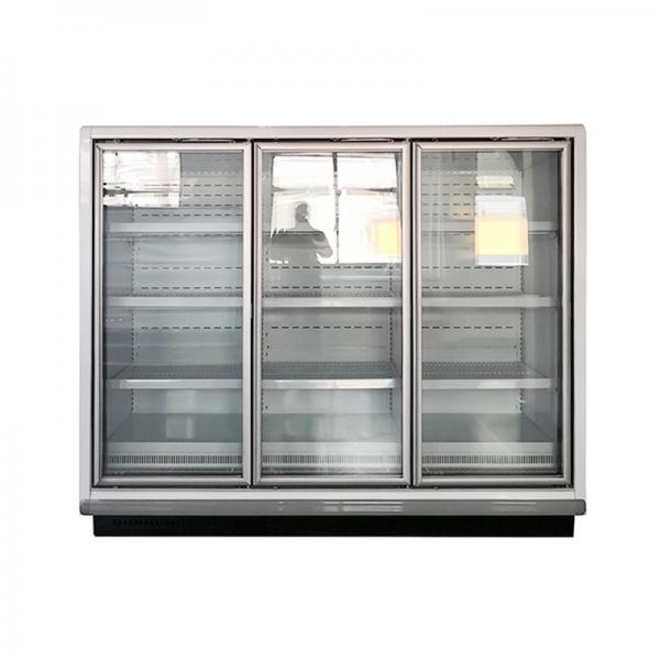 Quality Glass Door Multideck Display Fridge Refrigerator For Dairy And Sausages for sale