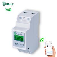 Quality 2P Din Rail Single Phase Smart Meter Prepaid Card Electric Meter 80 - 260VAC for sale