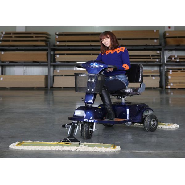 Quality Industrial Tool Three Wheel Dust Cart Scooter Driving Type With 600mm / 900MM Mopping for sale
