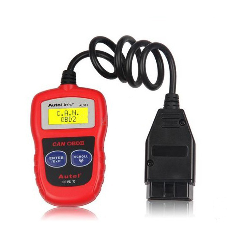 China DTCs Easiest To Sse Autel Diagnostic Scanner AutoLink Autel Al301 Obdii Can Code Reader for sale