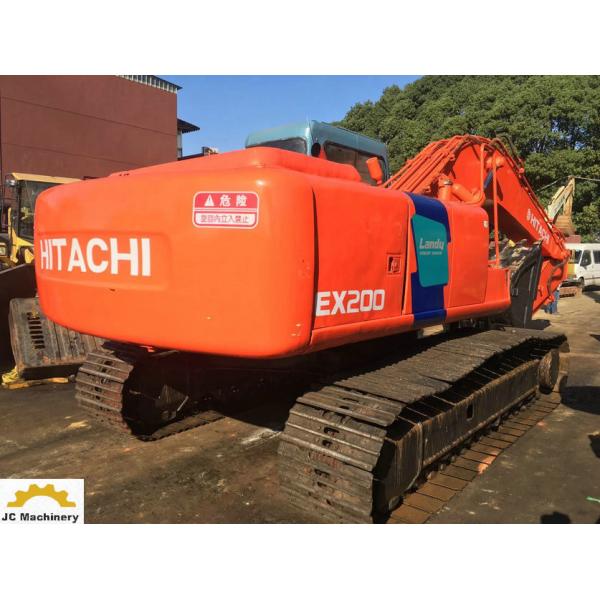 Quality Second Hand Hitachi Excavator / Hydraulic Crawler Excavator EX200-3 Backhoe for sale