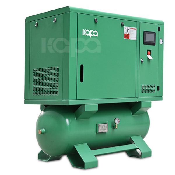 Quality 7.5KW 10HP Integrated 4In1 Laser Cutting Screw Air Compressor Mounted With Air for sale