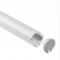 Quality Aluminium Suspended LED Profile Heat Dissipation Round LED Extrusion Anodized for sale