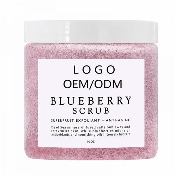 Quality Blueberry Skin Care Body Scrub , Detoxifying Lightening Body Scrub Fit All Skin for sale