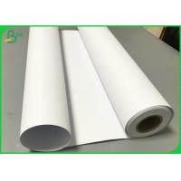 China 24 Inch * 150 Feet Cad Engineer Plotter 20LB White uncoated bond Paper Roll factory