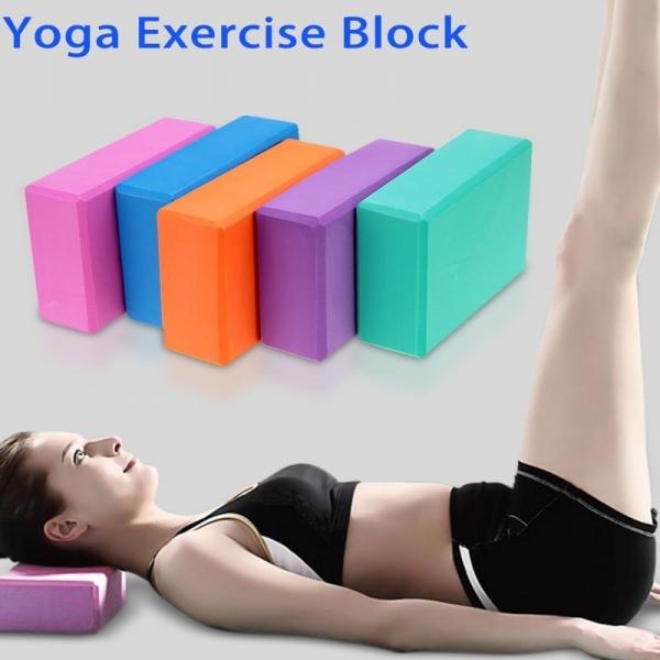 Quality Lightweight Yoga Exercise Blocks Stretching Aid Gym Pilates Training Fitness Equipment for sale