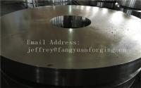 China C50 AISI1050 Carbon Steel Forged Ring Hot Rolled Cylinder Forged Disc / Pipe factory