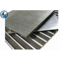China Flat Profile Acid Washing Wedge Wire Screen Panels Stainless Steel 304 factory
