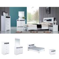 China White Bedroom Furniture Set factory