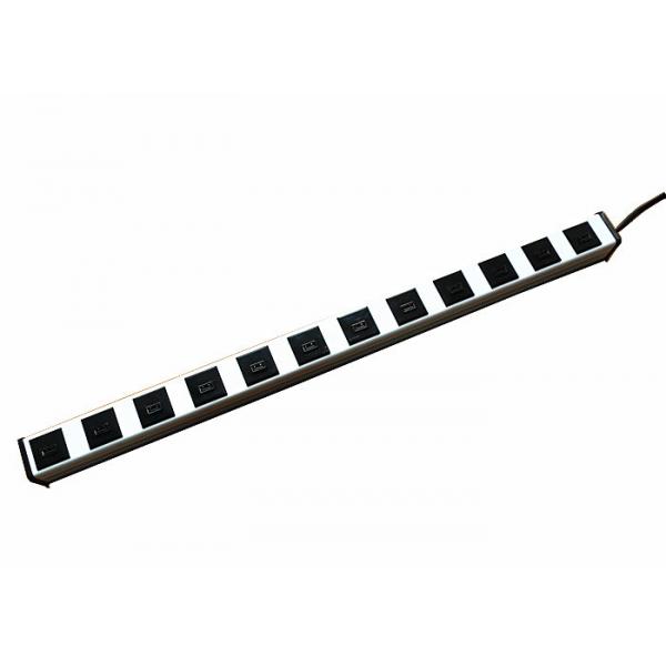 Quality 12 Port 2.0 USB Charging Power Strip , Multi Outlet USB Power Bar Charger High Speed for sale
