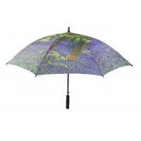 Quality Small Digital Printed Auto Open Golf Umbrella , Sturdy Golf Umbrella EVA Handle for sale