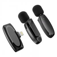 China 2.4Ghz Mini Microphone No App Needed Lavalier Wireless Microphone For Iphone factory