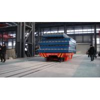Quality Workshop Cargo Carriage Rail Motorized Transfer Trolley 25 Ton Wireless Remold for sale