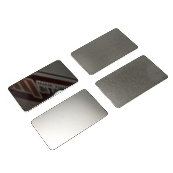 Quality CE Titanium Blue Mirror Finish Stainless Steel Sheet 4x8 Gray Color for sale
