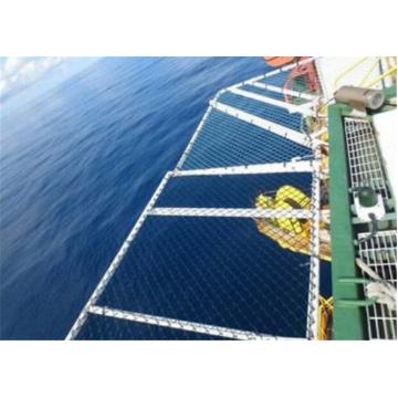 Quality Stainless Steel Helideck Safety Net , Heliport Perimeter Net 1.5m Width for sale