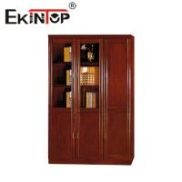 China Solid Wood Leather Office File Cabinet Thickened Plate Floor File Cabinet factory