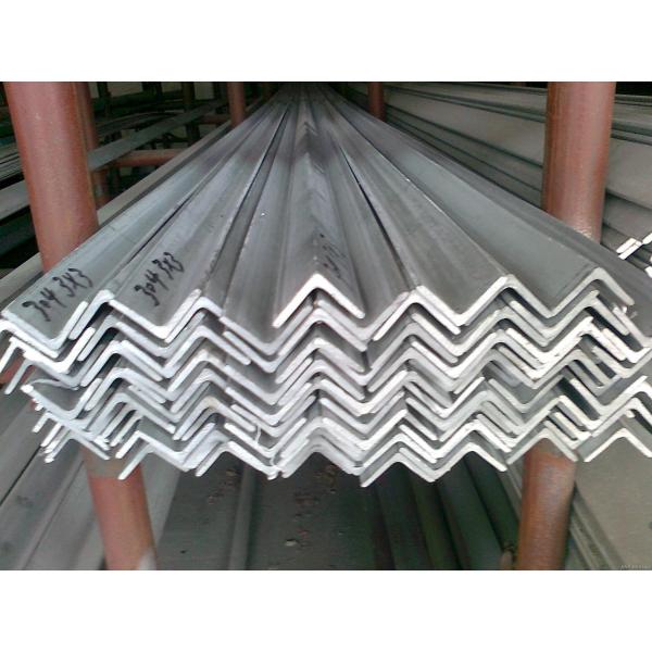 Quality 6m Grade 304 Stainless Steel Angle Bar Polished Peeled Grinding for sale