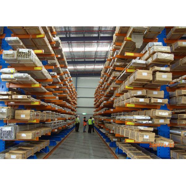 Quality Powder Coating Structural Steel Storage Racks Warehouse Cantilever Racking for sale